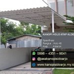 Kanopi alderon rangka holo 46 sidoarjo