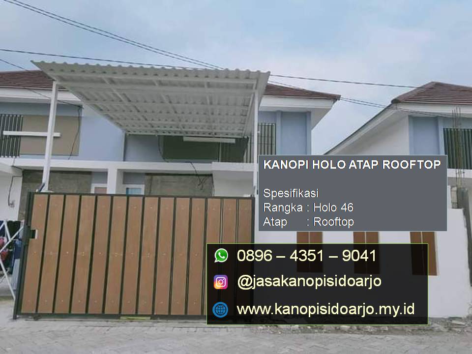 kanopi rooftop sidoarjo