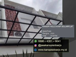 Konopi solarflat rangka holo